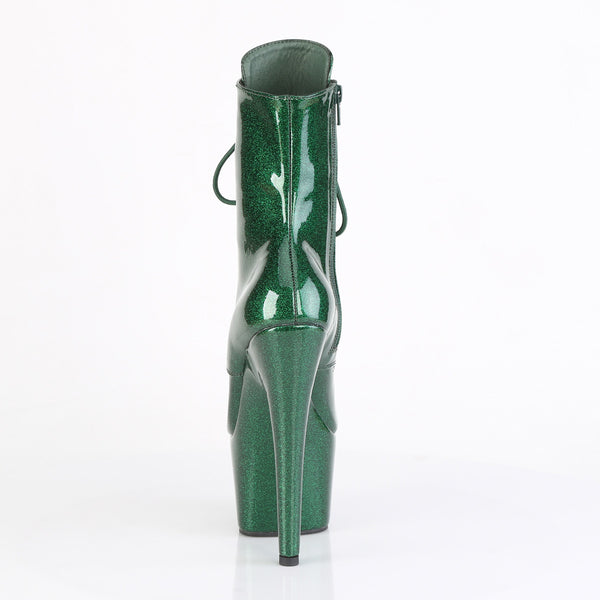 ADORE-1020GP Plateau Stiefeletten Grün von Pleaser – Ansicht 4