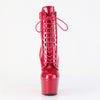 ADORE-1020GP Plateau Stiefeletten Pink Glänzend von Pleaser – Ansicht 2
