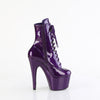 ADORE-1020GP Plateau Stiefeletten Lila/Glitzer Lack von Pleaser – Ansicht 5
