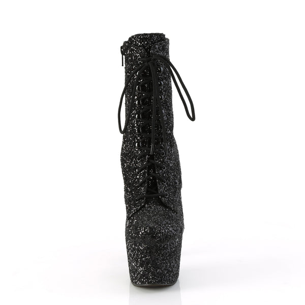 ADORE-1020GWR Plateau Stiefeletten - Schwarz von Pleaser – Ansicht 2