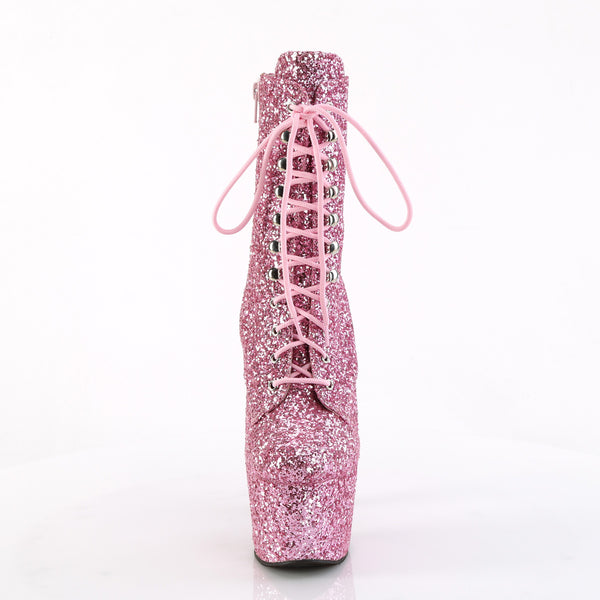 ADORE-1020GWR Plateau Stiefeletten - Pink glänzend von Pleaser – Ansicht 2
