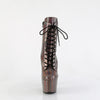 ADORE-1020HG Plateau Stiefeletten Mehrfarbig Schimmer von Pleaser – Ansicht 2
