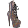 ADORE-1020HG Plateau Stiefeletten Mehrfarbig Schimmer von Pleaser