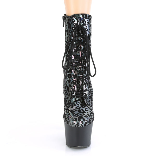 ADORE-1020LP Plateau Stiefeletten Leo Holo von Pleaser – Ansicht 2