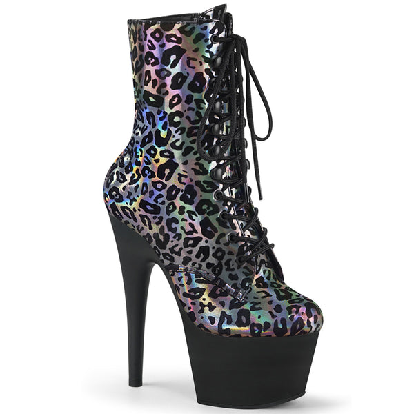 ADORE-1020LP Plateau Stiefeletten Leo Holo von Pleaser