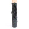 ADORE-1020REFL Plateau Heels - Grün/Lila von Pleaser – Ansicht 2