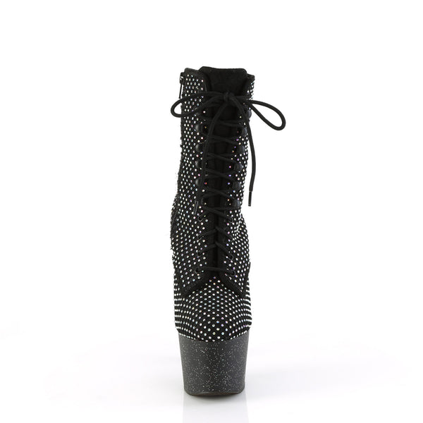 ADORE-1020RM Plateau Stiefeletten - Schwarz von Pleaser – Ansicht 2
