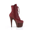 ADORE-1020RM Plateau Stiefeletten - Rot von Pleaser – Ansicht 5