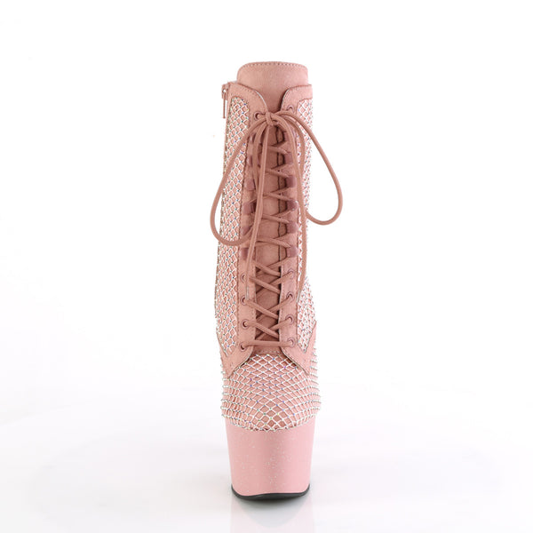 ADORE-1020RM Plateau Stiefeletten Rosa von Pleaser – Ansicht 2