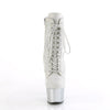 ADORE-1020RM Plateau Stiefeletten Silber von Pleaser – Ansicht 2