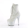 ADORE-1020RM Plateau Stiefeletten Silber von Pleaser – Ansicht 3