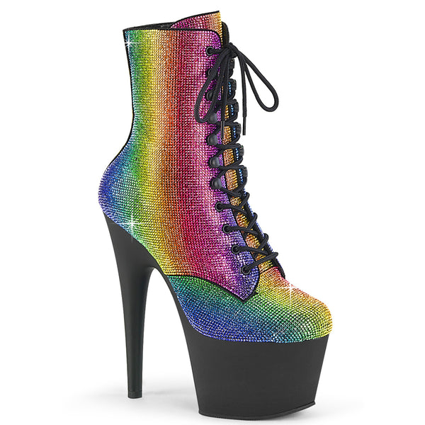 ADORE-1020RS Plateau Stiefeletten - Mehrfarbig von Pleaser