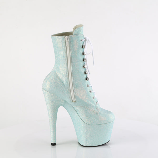 ADORE-1020SDG Plateau Stiefeletten Baby Blau mit Schimmer von Pleaser – Ansicht 5
