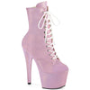 ADORE-1020SDG Plateau Stiefeletten Rosa Schimmer von Pleaser