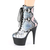 ADORE-1020SP Plateau Stiefeletten - Mehrfarbig | Pleaser