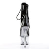 ADORE-1021 Plateau Stiefeletten - Schwarz/Transparent von Pleaser – Ansicht 4