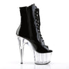 ADORE-1021 Plateau Stiefeletten - Schwarz/Transparent von Pleaser – Ansicht 5