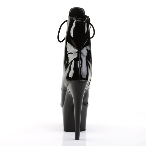 ADORE-1021 Plateau Stiefeletten Schwarz Lack von Pleaser – Ansicht 4