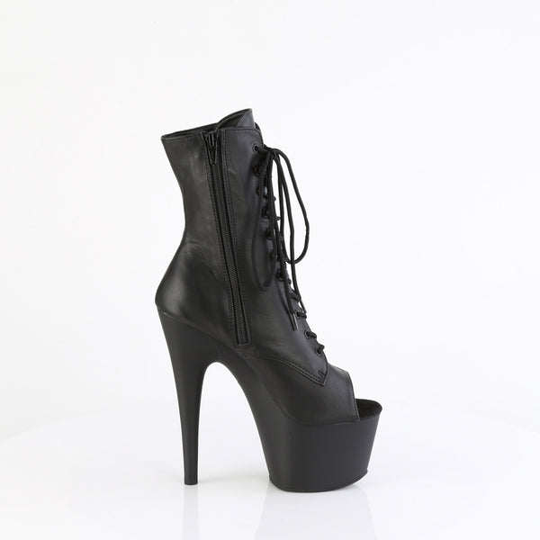 ADORE-1021 Plateau Stiefeletten Schwarz Matt von Pleaser – Ansicht 5