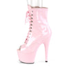 ADORE-1021 Plateau Stiefeletten Pink von Pleaser – Ansicht 3