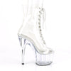 ADORE-1021C Plateau Stiefeletten Transparent von Pleaser – Ansicht 5
