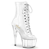 ADORE-1021C Plateau Stiefeletten Transparent von Pleaser