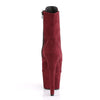 ADORE-1021FS Plateau Stiefeletten - Burgund von Pleaser – Ansicht 4