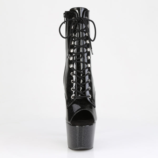 ADORE-1021GP Plateau Stiefeletten Schwarz von Pleaser – Ansicht 2