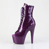 ADORE-1021GP Plateau Stiefeletten Violett von Pleaser – Ansicht 3