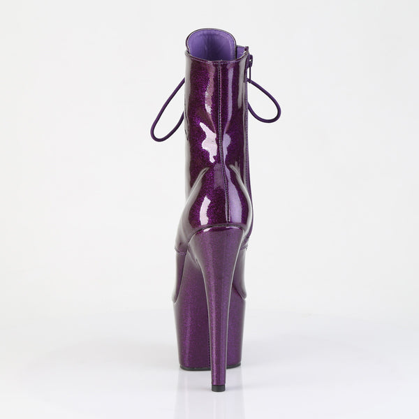 ADORE-1021GP Plateau Stiefeletten Violett von Pleaser – Ansicht 4