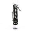 ADORE-1021RM Plateau Stiefelette Schwarz Transparent von Pleaser – Ansicht 2