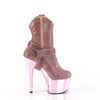 ADORE-1029CHRS Plateau Stiefeletten - Rosa von Pleaser – Ansicht 5