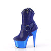 ADORE-1029CHRS Plateau Stiefeletten - Blau von Pleaser – Ansicht 3