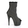 ADORE-1031 Plateau Stiefeletten - Schwarz mit Steinchen von Pleaser – Ansicht 5