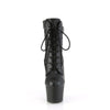 ADORE-1033 Plateau Stiefeletten - Schwarz Lederlook von Pleaser – Ansicht 2