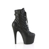 ADORE-1033 Plateau Stiefeletten - Schwarz Lederlook von Pleaser – Ansicht 5