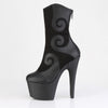ADORE-1034 Plateau Stiefeletten Schwarz von Pleaser – Ansicht 4