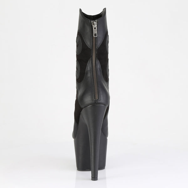 ADORE-1034 Plateau Stiefeletten Schwarz von Pleaser – Ansicht 5