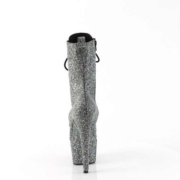 ADORE-1040GR Plateau Stiefeletten Silber von Pleaser – Ansicht 4