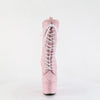 ADORE-1040GR - Plateau Stiefeletten - Rosa Glitzer von Pleaser – Ansicht 2