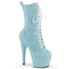 ADORE-1040GR Plateau Stiefeletten Blau von Pleaser
