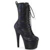 ADORE-1040SPF Plateau Stiefeletten Schwarz Lila von Pleaser