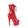 ADORE-1040WR-HG Plateau Stiefeletten - Rot Lack Schimmer von Pleaser – Ansicht 5