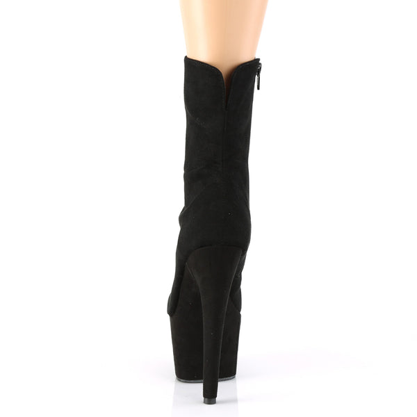 ADORE-1042 Plateau Stiefeletten - Schwarz von Pleaser – Ansicht 4