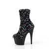 ADORE-1042SQ Plateau Stiefeletten Schwarz von Pleaser – Ansicht 3