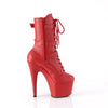 ADORE-1043 Plateau Stiefeletten Rot Matt von Pleaser – Ansicht 5