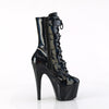ADORE-1046 - Plateau Stiefeletten - Schwarz Schimmer von Pleaser – Ansicht 5