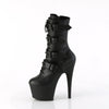 ADORE-1046 Plateau Stiefeletten Schwarz Matt von Pleaser – Ansicht 3