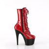 ADORE-1046TT Plateau Stiefeletten Schwarz/Rot von Pleaser – Ansicht 5