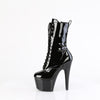 ADORE-1049WR Plateau Stiefeletten - Schwarz Lack von Pleaser – Ansicht 3